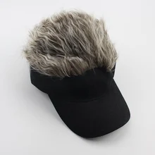 1 шт парик бейсбольная шляпа солнцезащитный козырек Кепка с шипами волос зимняя теплая уличная Кепка s THJ99