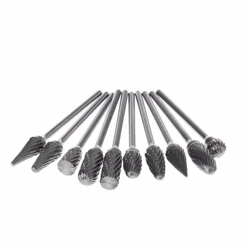 

10 pcs 2.35mm Tungsten Steel Dental Burs Lab Burrs Tooth Drill for Low handpiece Whosale&Dropship