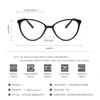 Leopard Frame 1.56 Aspheric Cat Eye Myopia Glasses With Prescription Women Men Single Vision Myopic Spectacles -0.5 -0.75 To -6 5