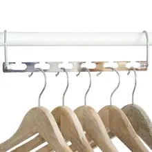 1Pc Clothes Hanger Folding Metal Clothes Coat Drying Storage Hanger Home Hotel Closet Organizer