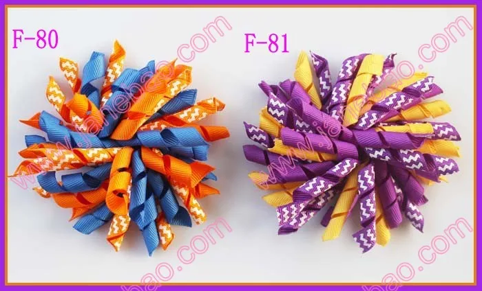 145 шт 4,5 ''шеврон волосы банты девушки банты из бутика фанки слоистых Hairbows бутик фанки лук