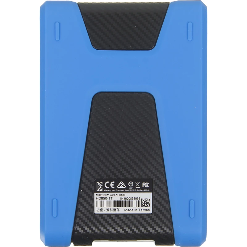 Жесткий диск A-Data USB 3.0 1Tb AHD650-1TU31-CBL HD650 DashDrive Durable 2.5" синий