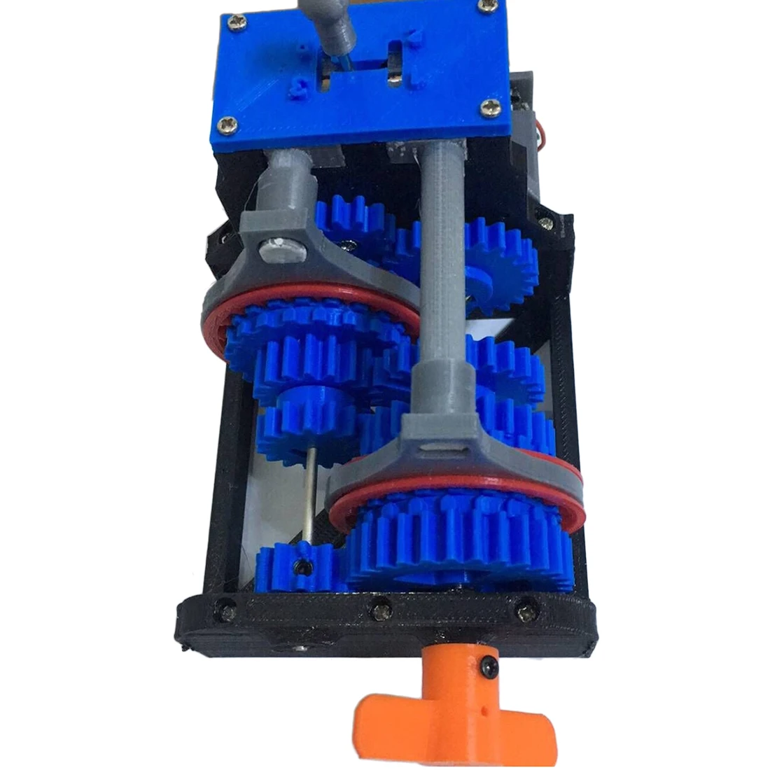 3D напечатанная обратная передача четырехскоростная Трансмиссия модель моделирования DIY ствол игрушка модель строительные наборы-Ручная