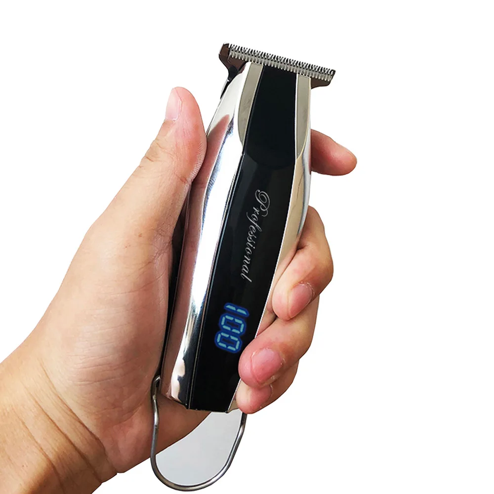 Cena 100 240V elektryczna maszynka do włosów akumulator spinki do włosów Cordless Bald trimer golarka męska Razor dwubiegowa maszynka do strzyżenia