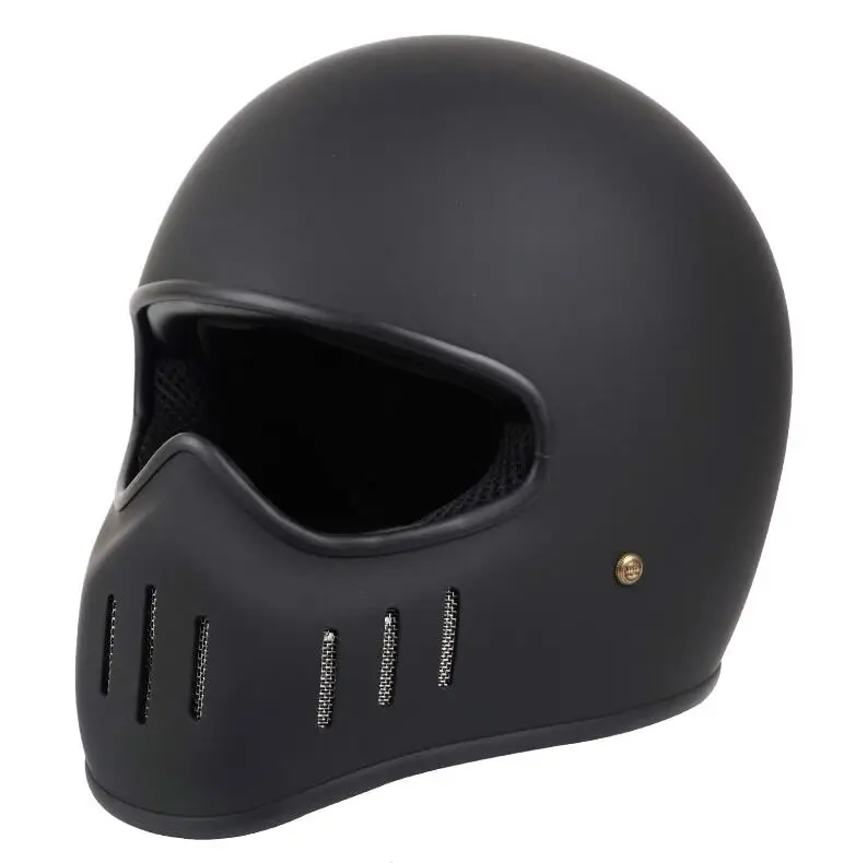VCOROS японский TT CO анфас мото rcycle шлем fibe стекло мото rbike шлем Ghost Rider винтажный гоночный локомотив Мото шлем - Цвет: helmet