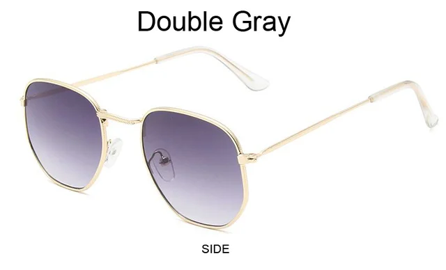 Designer Square Sunglasses For Men - Classic Metal Polygon Shades_voghion.com
