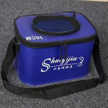 Складное ведро, переносное, для рыбалки на открытом воздухе, рыболовная коробка, EVA, ведро для хранения, ведро для кемпинга, рыболовная Сумка, рыболовная снасть, коробка для рыбы