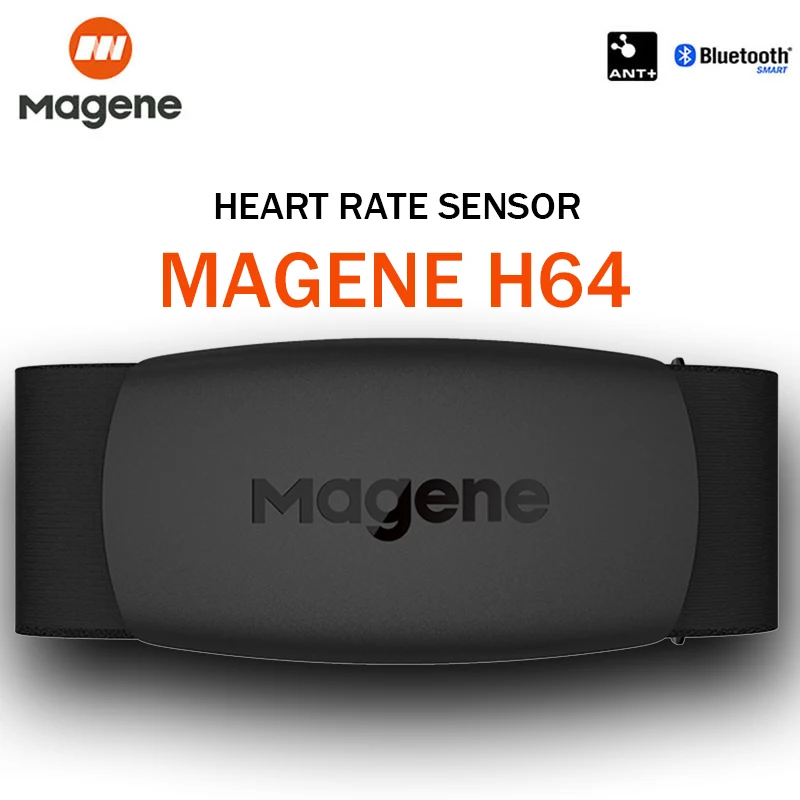 Magene H64/S3 ANT Bluetooth4.0 Heart Rate Sensor Monitor Chest Fitness Strap US 
