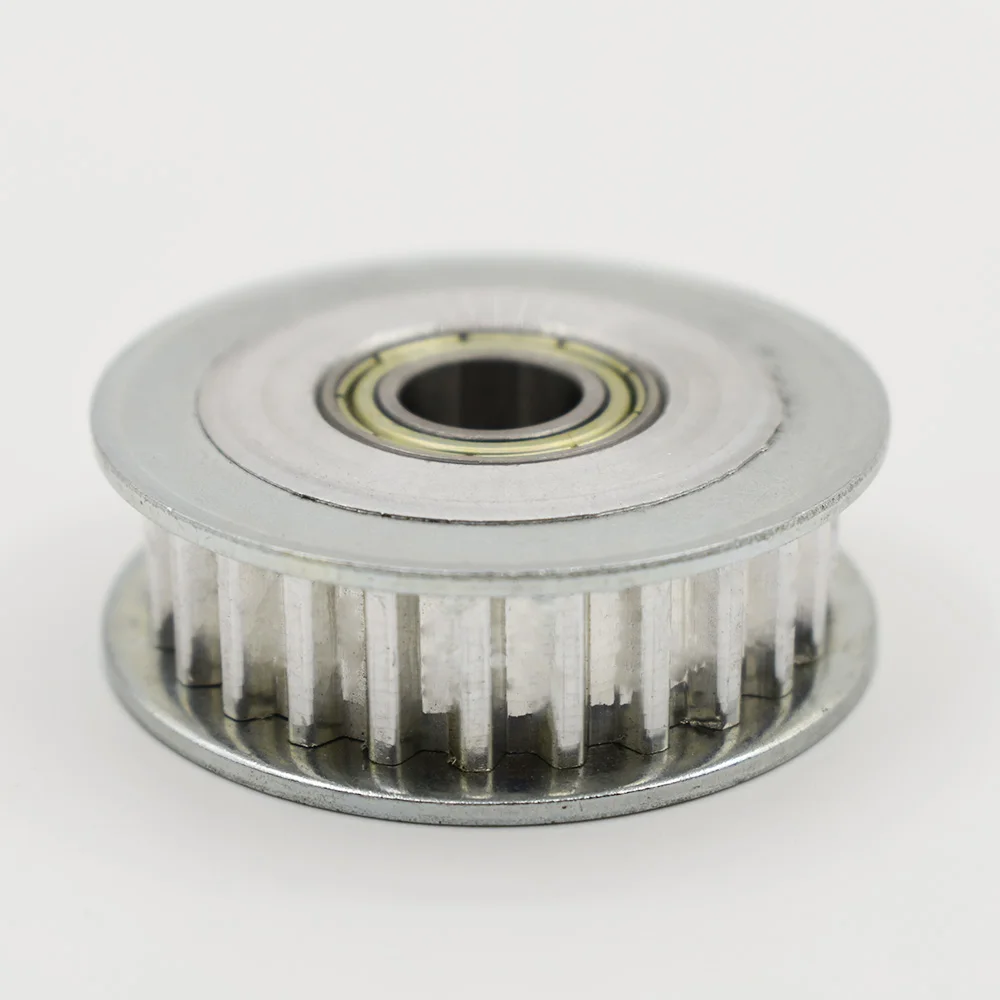 T5 24 T Idler Pulley dengan Bearing 11/21Mm Lebar Bearing Gear Pulley