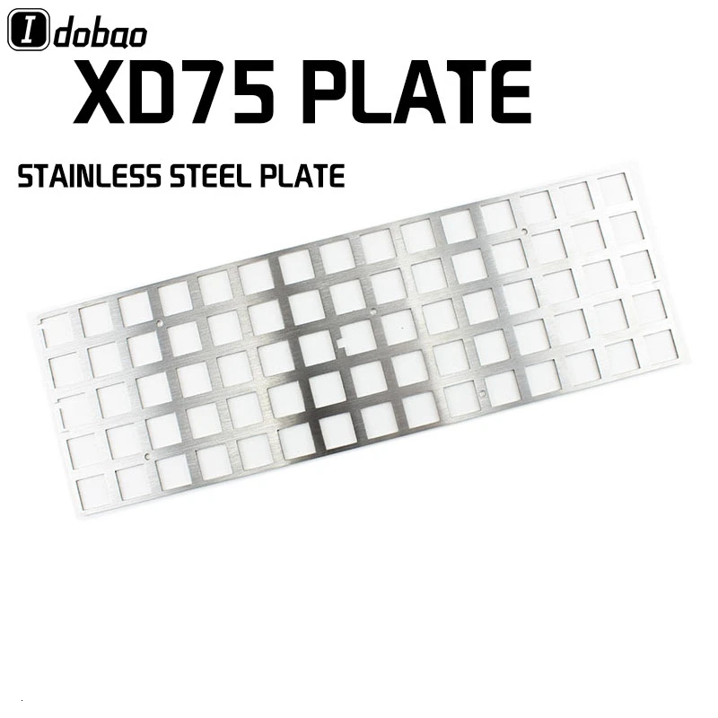 

Stainless Steel Plate Custom Mechanical Keyboard For 60% Keyboard Plate Support Xd75re Xd75re Xd75 Mx Plate Xd75am