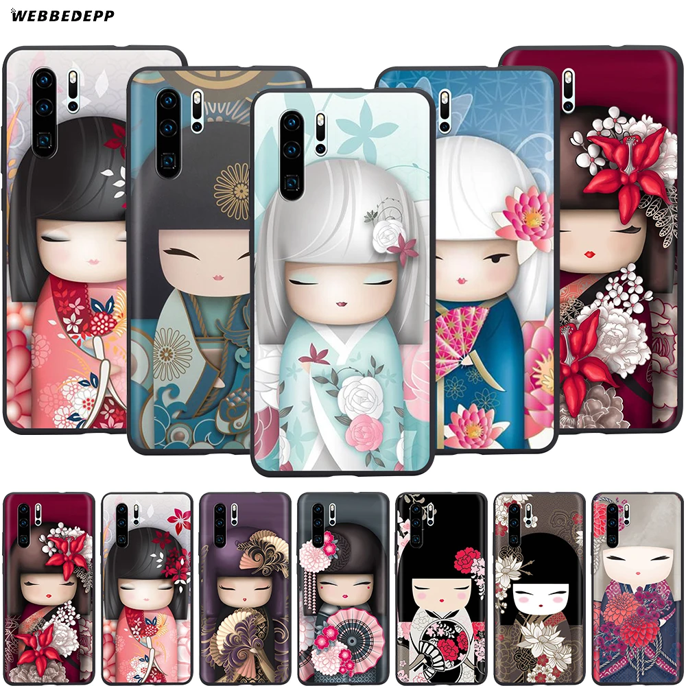 Webbedepp Модный японский чехол Kokeshi для Huawei P8 P9 P10 P20 P30 Lite Pro P Smart Z 2019 Mini | Мобильные
