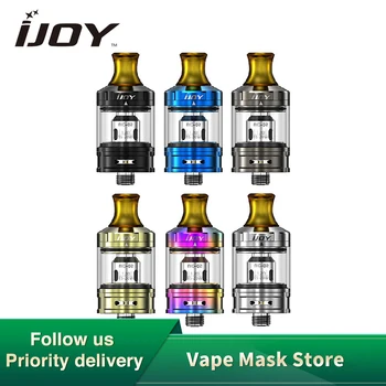 

New Original IJOY Nic Tank 2ml Atomizer with 1.2ohm Coil & Bottom AFC Holes MTL Vaping E-cig Vape Tank Fit Shogun Mod VS Zeus X