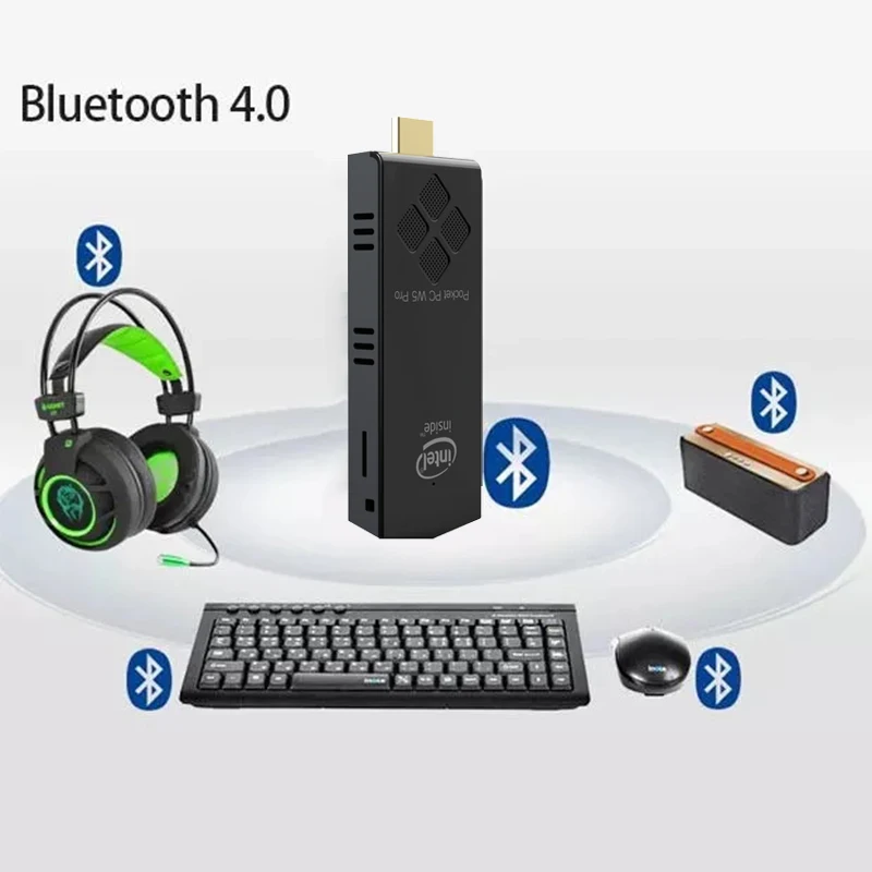 Мини-ПК Windows 10 Intel четырехъядерный процессор Z8350 ram 2G HDMI1.4 Linux 4K UHD Wifi Bluetooth мини настольный неттоп компьютер