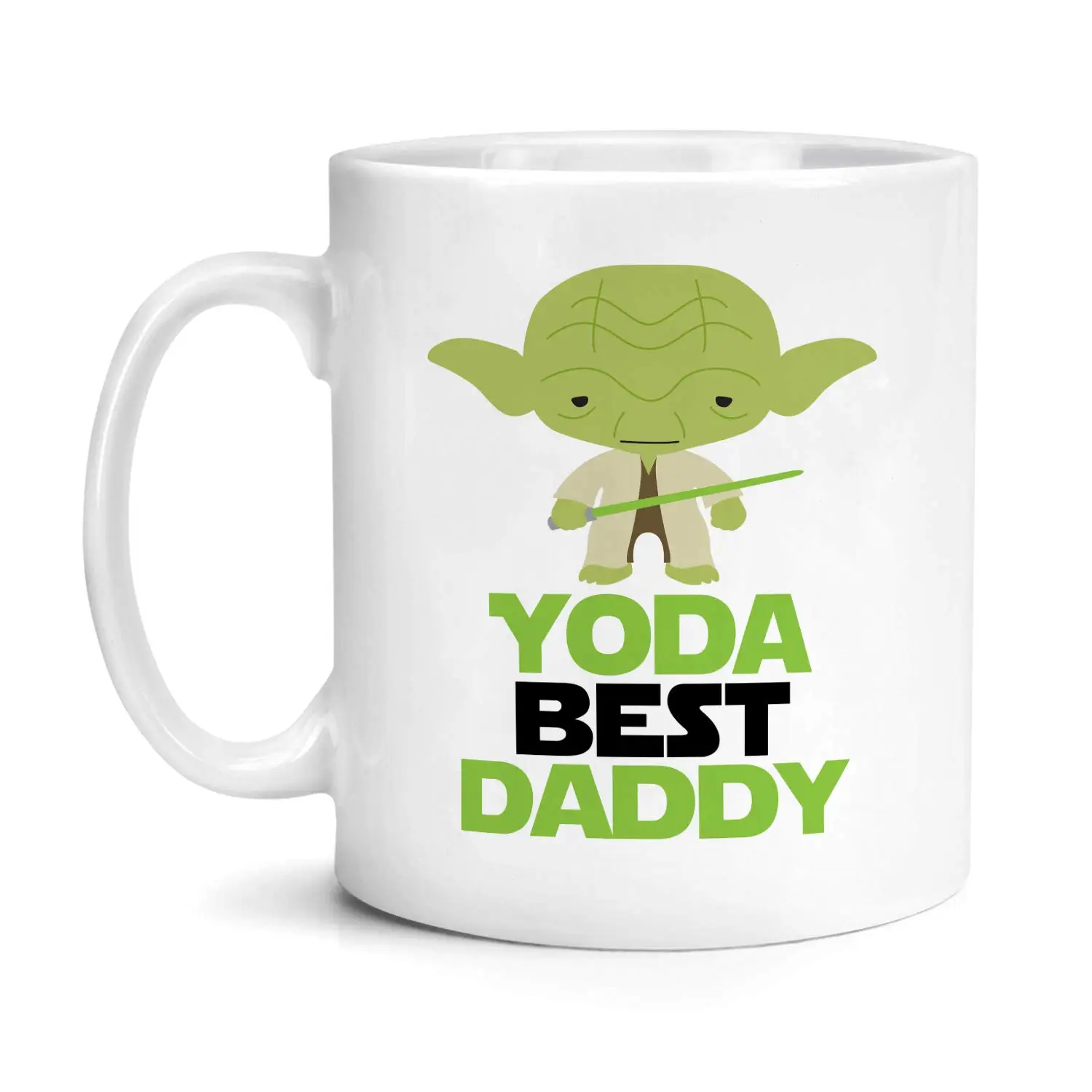

Yoda Best Daddy Fathers Day Dad Christmas Star Wars Inspired Birthday Gift