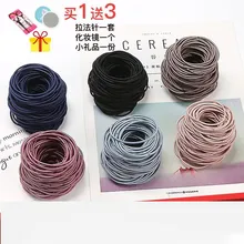 Повязка для волос для взрослых и детей, не повреждает волосы, резинка для волос для девочек, хипстерские ультраэластичные аксессуары для волос