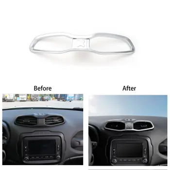 

Air Vent Outlet Cover Trim Interior Dashboard Center A/C for Jeep Renegade 15-16