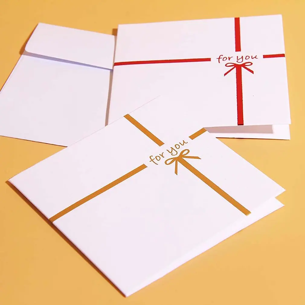 Simple English Letters Greeting Card Message Birthday Wishes Decor Supplies Festival Paper | Дом и сад