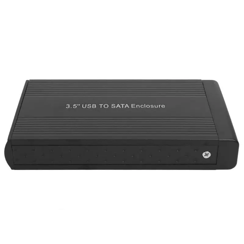 Чехол Vktech с жестким диском USB2.0 на SATA 3,5 дюймов внешняя крышка жесткого диска из алюминиевого сплава 480 Мбит/с для Windows 98/ME/2000/XP/7