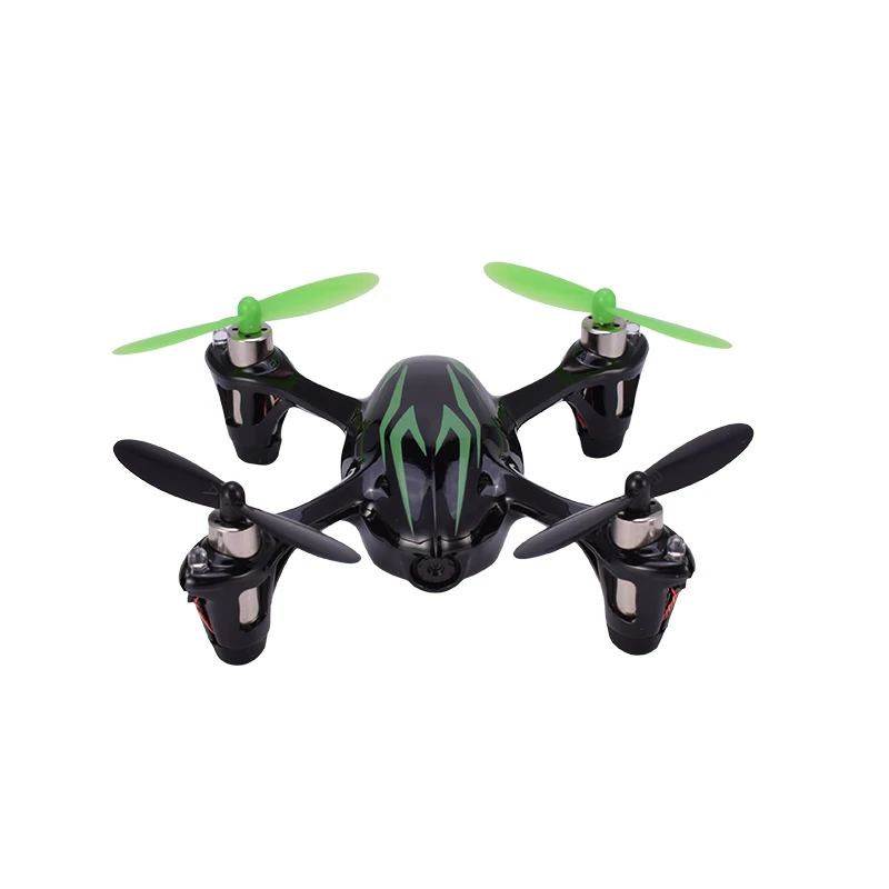 Balck green Hubsan H107C X4 720P HD камера 2,4G 4CH RC Квадрокоптер вертолет Дрон RTF со светодиодный подсветкой дистанционное управление игрушки черный Mode2 - Цвет: Balck green