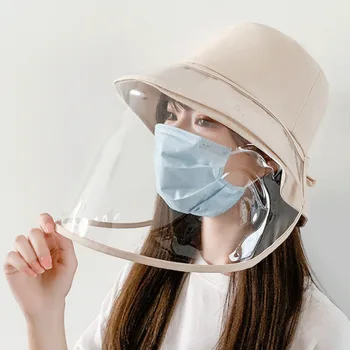 

Anti-Saliva Anti-Splash Hat Dustproof Full Face Clear Shield Protection Cover Protective Accessories