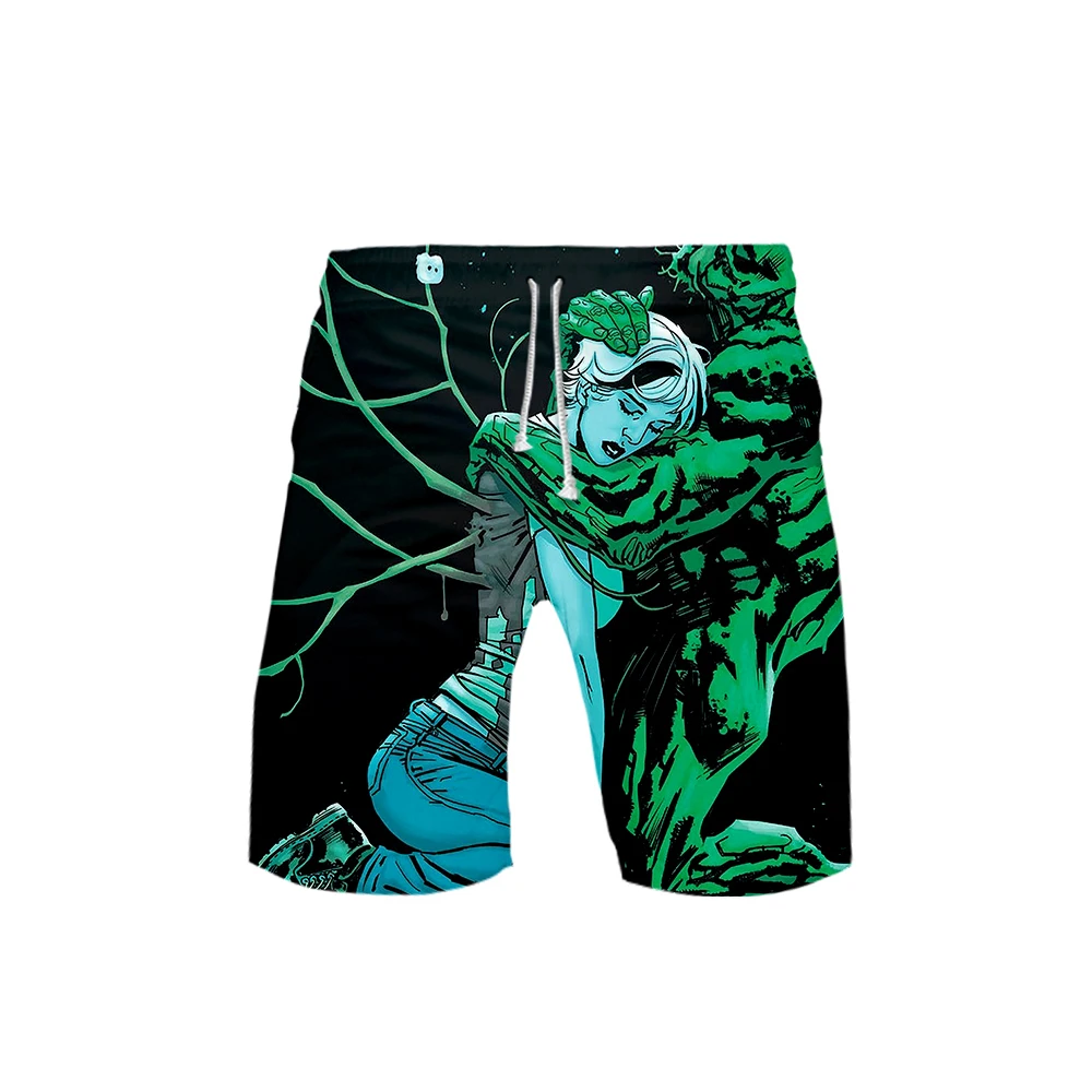 Болотная вещь принт супергероя обшитые мужские шорты летние модные повседневные Harajuku удобные спортивные шорты Горячая Распродажа