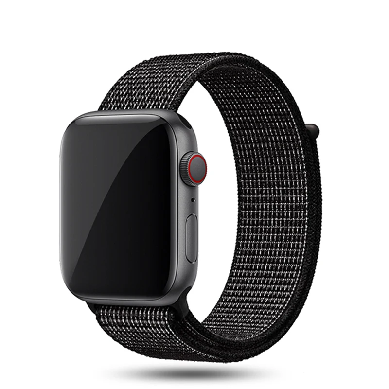 color22 Ремешок для Apple Watch, ремешок для Apple Watch 5, 4, 3, ремешок 44 мм/40 мм, спортивный ремешок Iwatch 5, 42 мм, 38 мм, нейлоновый ремешок для часов Correa Pulseira - Цвет ремешка: color22