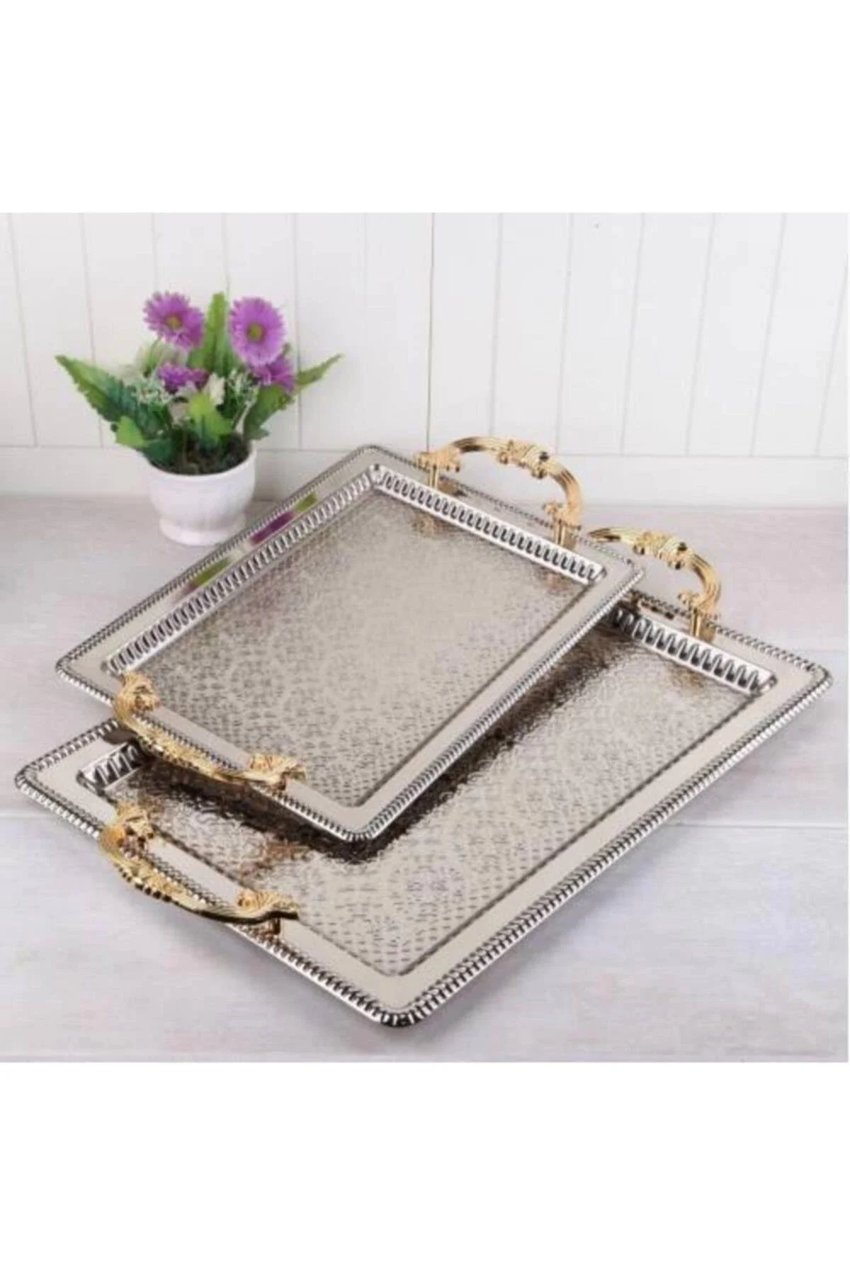 2 grain Rectangle Tarnish Tray | Дом и сад