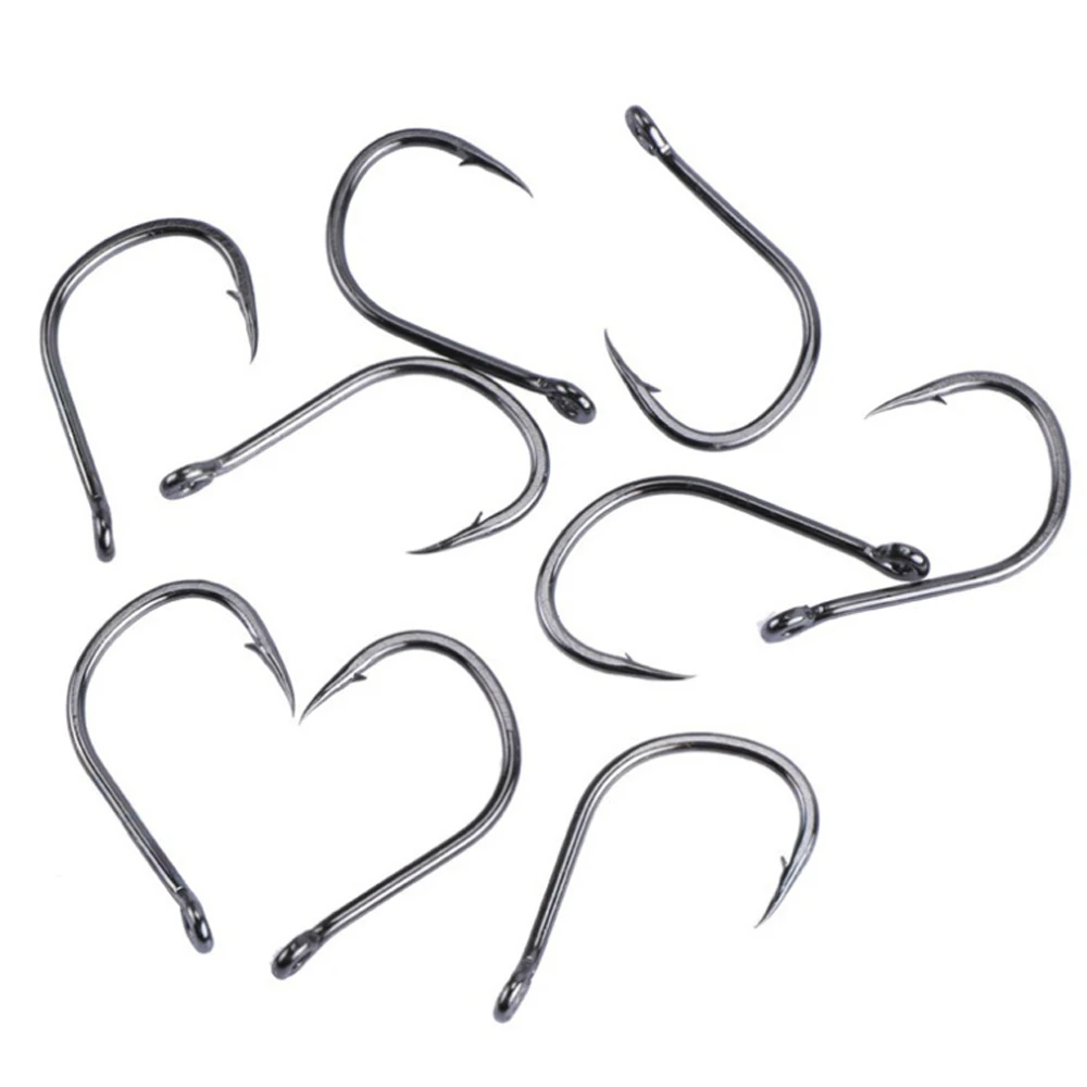 Sharpened 1000Pcs Fishhooks Barbed Hook Bait Fishing Jig Fishhook