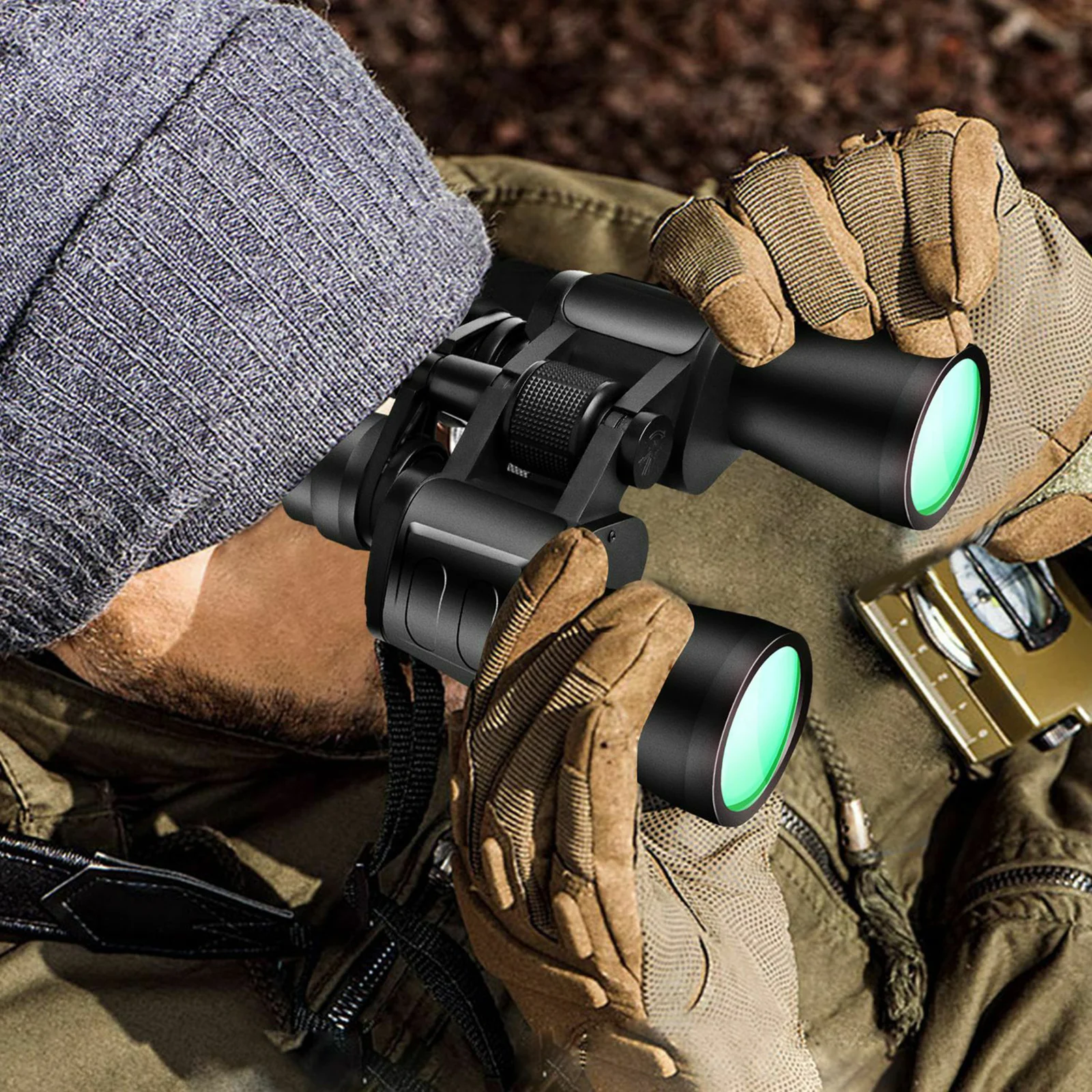 20x50 High Power Binoculars Day/Night Optics Hunting Camping Waterproof Binocular Bird Watching Sports Scope