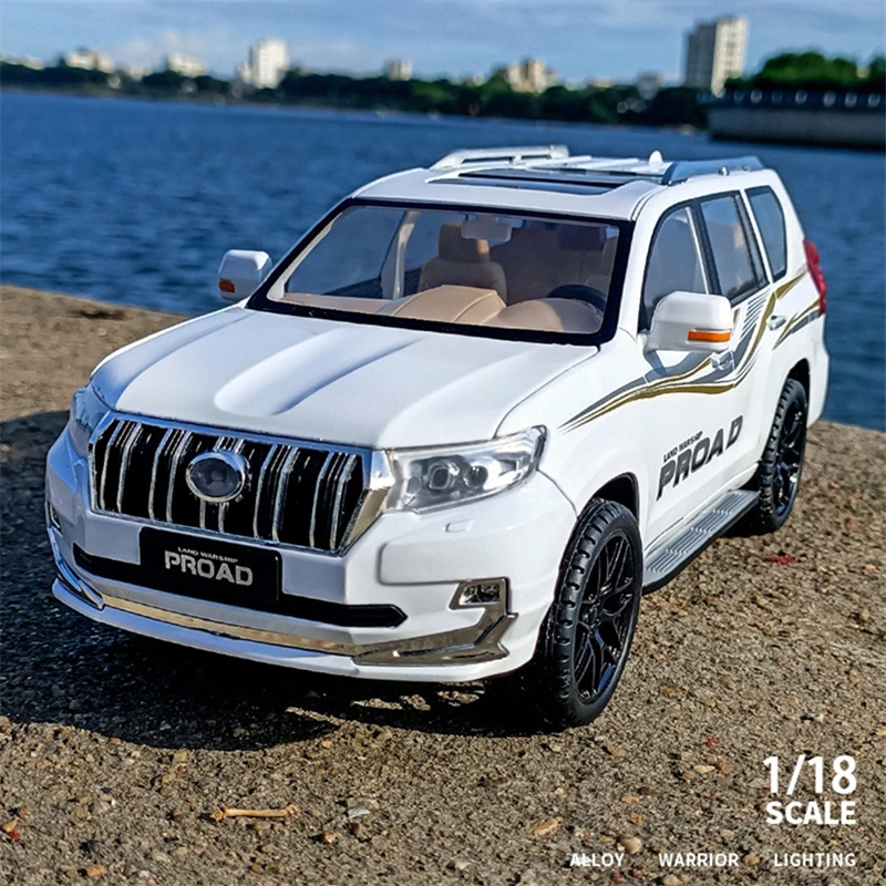 Модель автомобиля из сплава для TOYOTA Prado SUV масштаб 1:18 | Игрушки и хобби