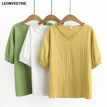 

2020 New Teeshirt Fation Brand Oversize Plus Size Tshirt O-neck Casual Cotton Short Solid Regular Broadcloth