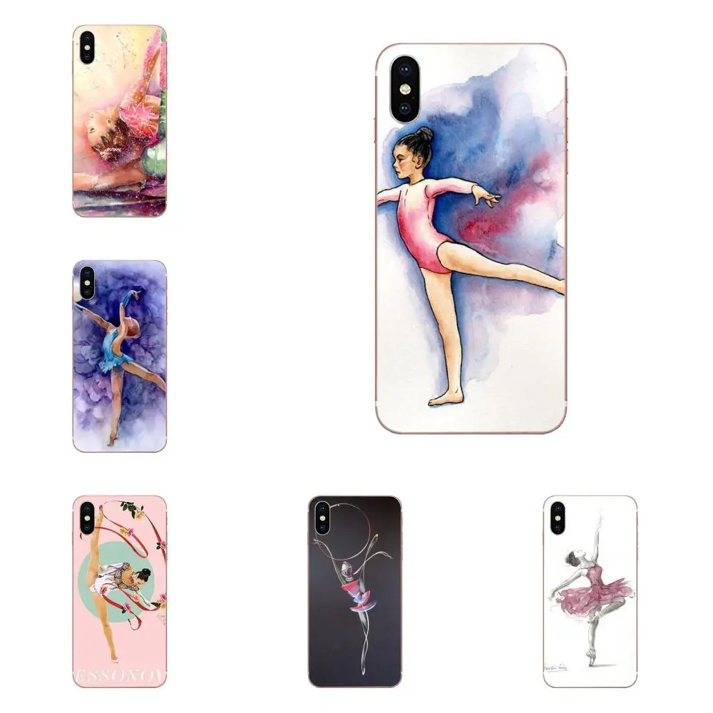 

Painting Girl Sport Gymnastic For Huawei Honor Mate 7 7A 8 9 10 20 V8 V9 V10 G Lite Play Mini Pro P Smart Soft Coque Case Capa