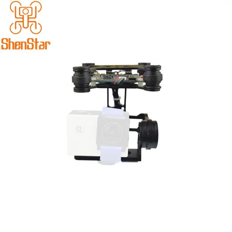 

ShenStar Улучшенный 2-осевой бесщеточный карданный подвес с двигателями 2206 кв BGC3.1 плата контроллера для экшн-камеры Gopro 3 FPV RC Plane
