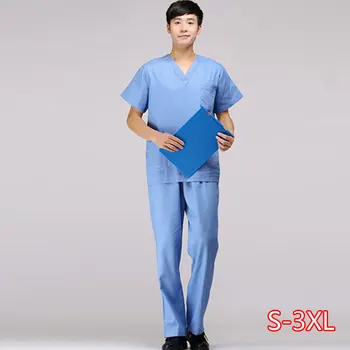 

Hospital Doctor Nurse Short-sleeved Medical Uniform tops/Suits Dental Clinic Beauty Salon Workwear Overalls Clothes spa uniform