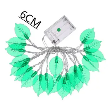 

Adeeing LED Leaves Shape String Light for Indoor Battery Box Powered Decoration