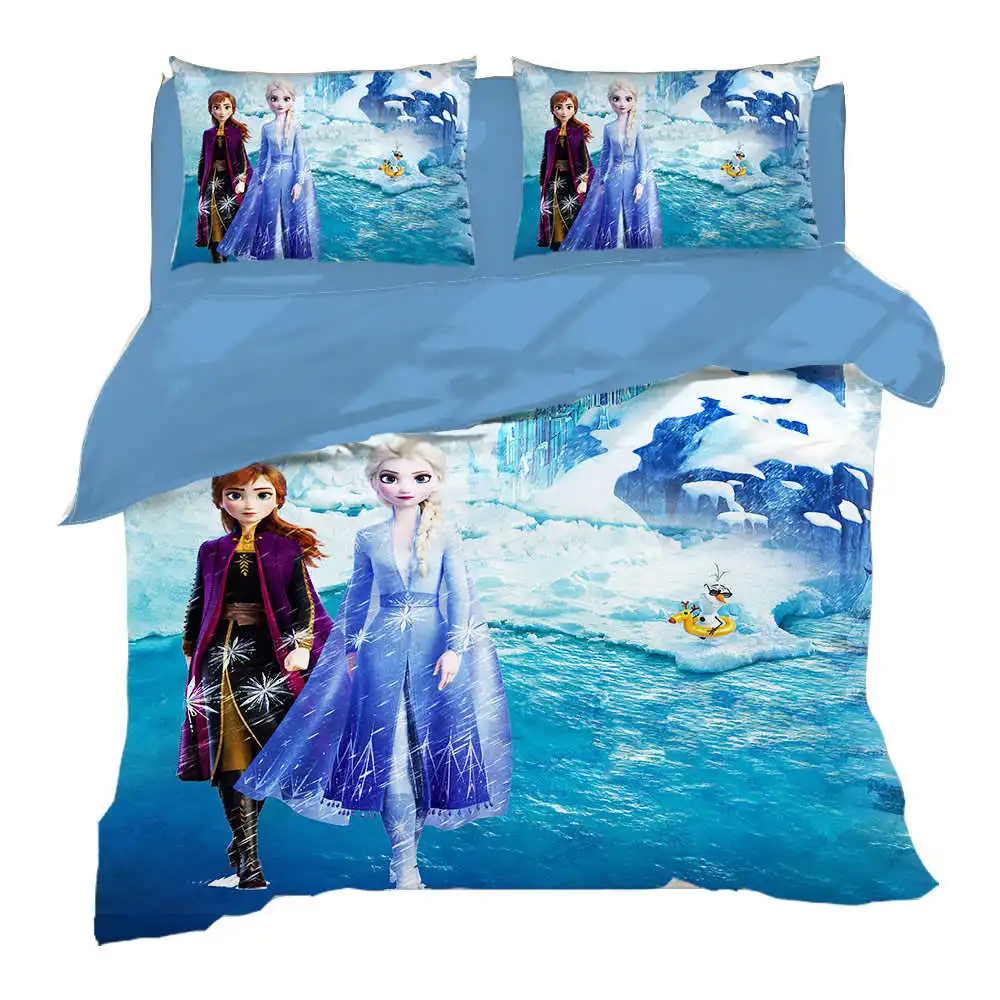 Замороженные Эльза и Анна постельных принадлежностей двойной размер одеяло