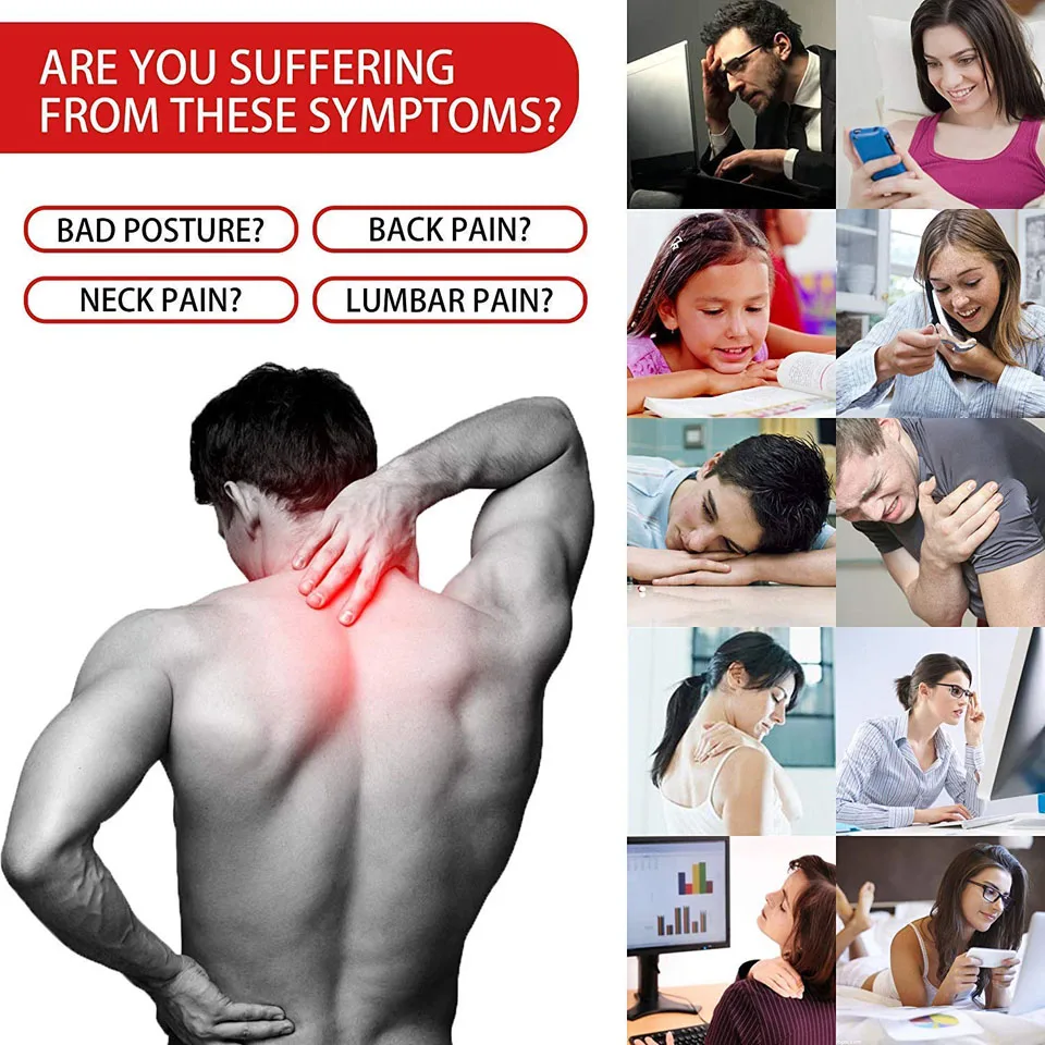 New Posture Corrector Spine Back Shoulder Support Corrector Band Adjustable Brace Correction Humpback Back Pain Relief-4