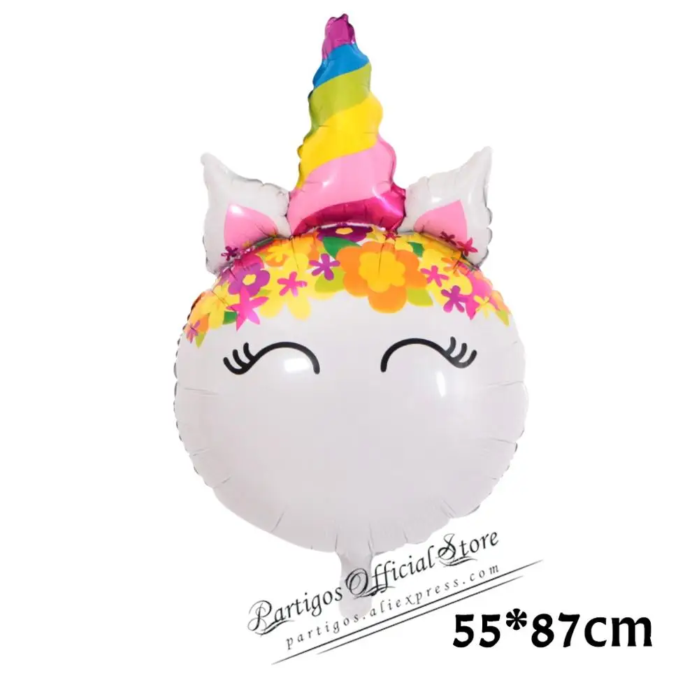 unicorn 1 шт джунгли животные, тигр, Лев Обезьяна зебра жираф корова воздушные гелиевые шары Дети сафари День Рождения Декор на тему зоопарка поставки - Цвет: unicorn