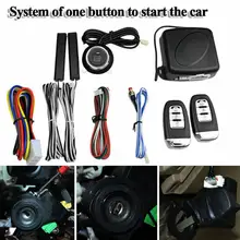 Universal 12V 8Pcs Car Alarm Start Security System PKE Anti-theft Engine Start Stop Button Keyless Entry Push Button Remote Kit universal car alarm system driving security push button engine start rfid lock ignition starter with remote keyless entry system