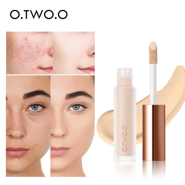 O.TWO.O 3 PCs Face Cosmetic Kit Liquid Concealer Cream Foundation Makeup Base Oil Waterproof Matte Makeup Set For Woman Gift 4