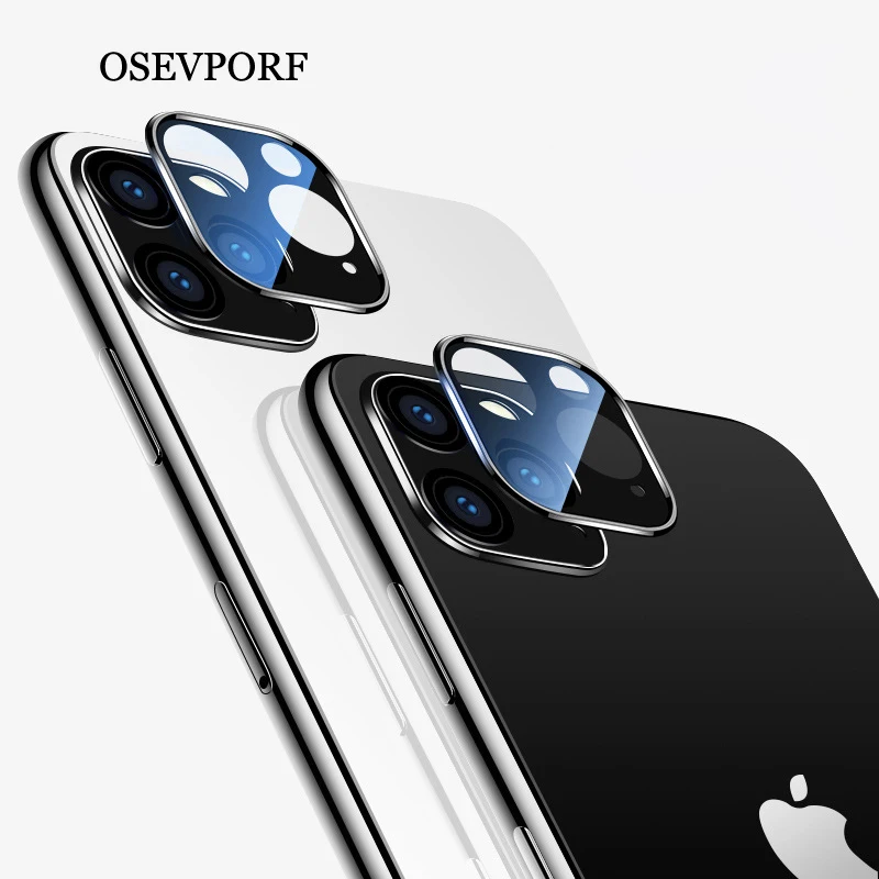Защелкивающийся металлический объектив для камеры закаленное стекло iPhone 11 Pro Max