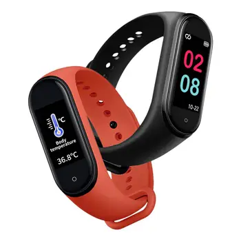 

Fitness Trackers MT10 Smart Bracelet Body Temperature Measurement Sleep Monitor Watch For Women Men