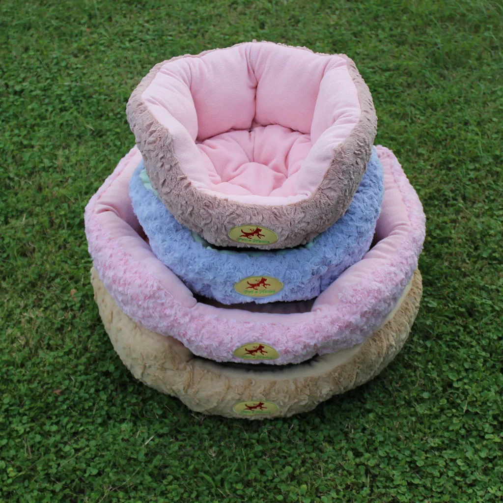 Keep Warm Comfortable Plush Kennel Dogs Pet Cat Pad Mats Litter Deep Sleep Cats Dogs Litter Sleeping Beds For Small Medium Dogs