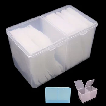 

/Swabs Makeup Cotton Pad /Storage Holder Double Layers Box Transparent Case Cosmetic Container Jewelry Organizer Candy Jars
