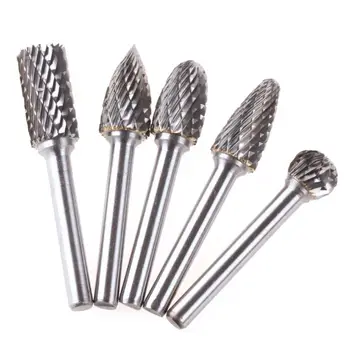 

Head Tungsten Carbide Rotary Point Burr Die Grinder 6mm Shank Abrasive Tool Drill Carving Bit