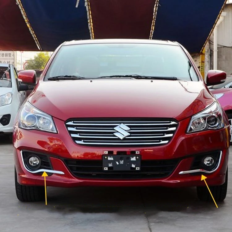 Подлинная OEM Авто Передняя противотуманная фара крышка, противотуманная фара Garnish ABS отделка, задний бампер ретро-отражатель, противотуманная фара для Suzuki ciaz