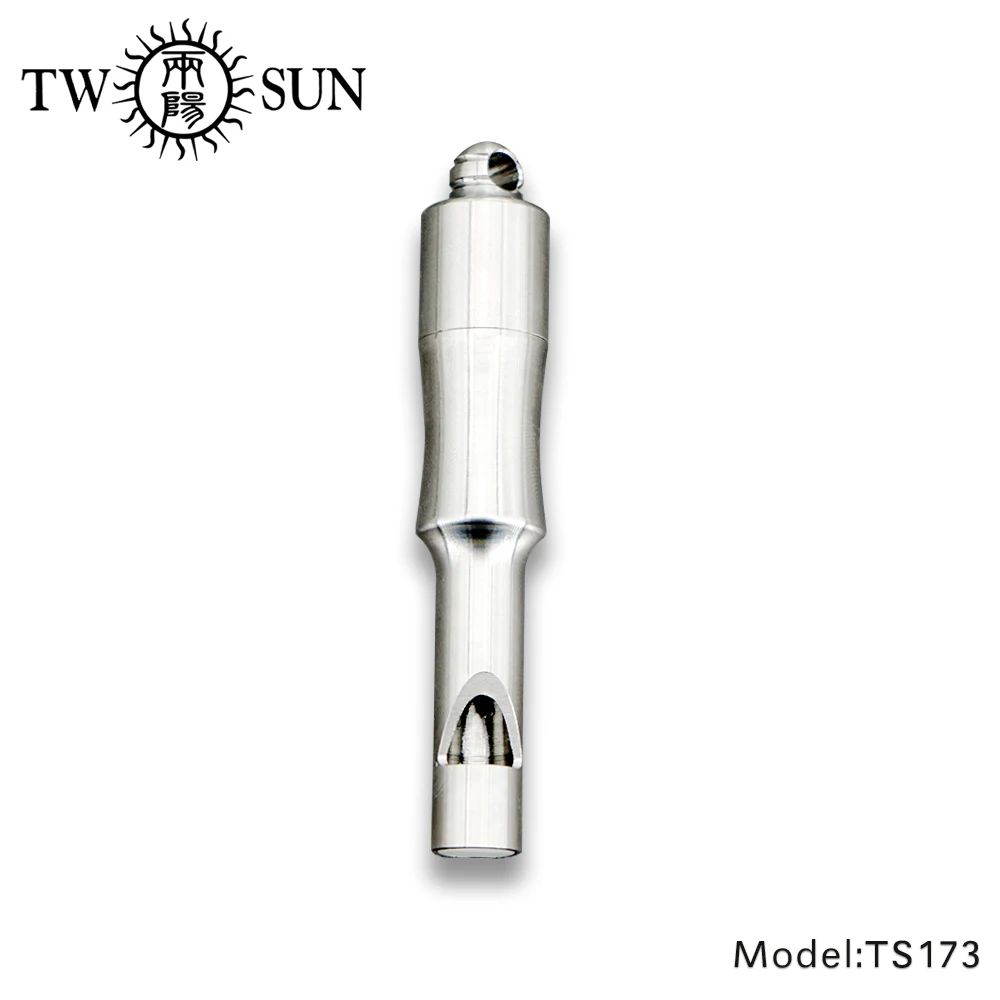 TWOSUN TC4 Зажигалка из титанового сплава, водонепроницаемый держатель для таблеток, инструмент для выживания на открытом воздухе, портативный EDC TS173