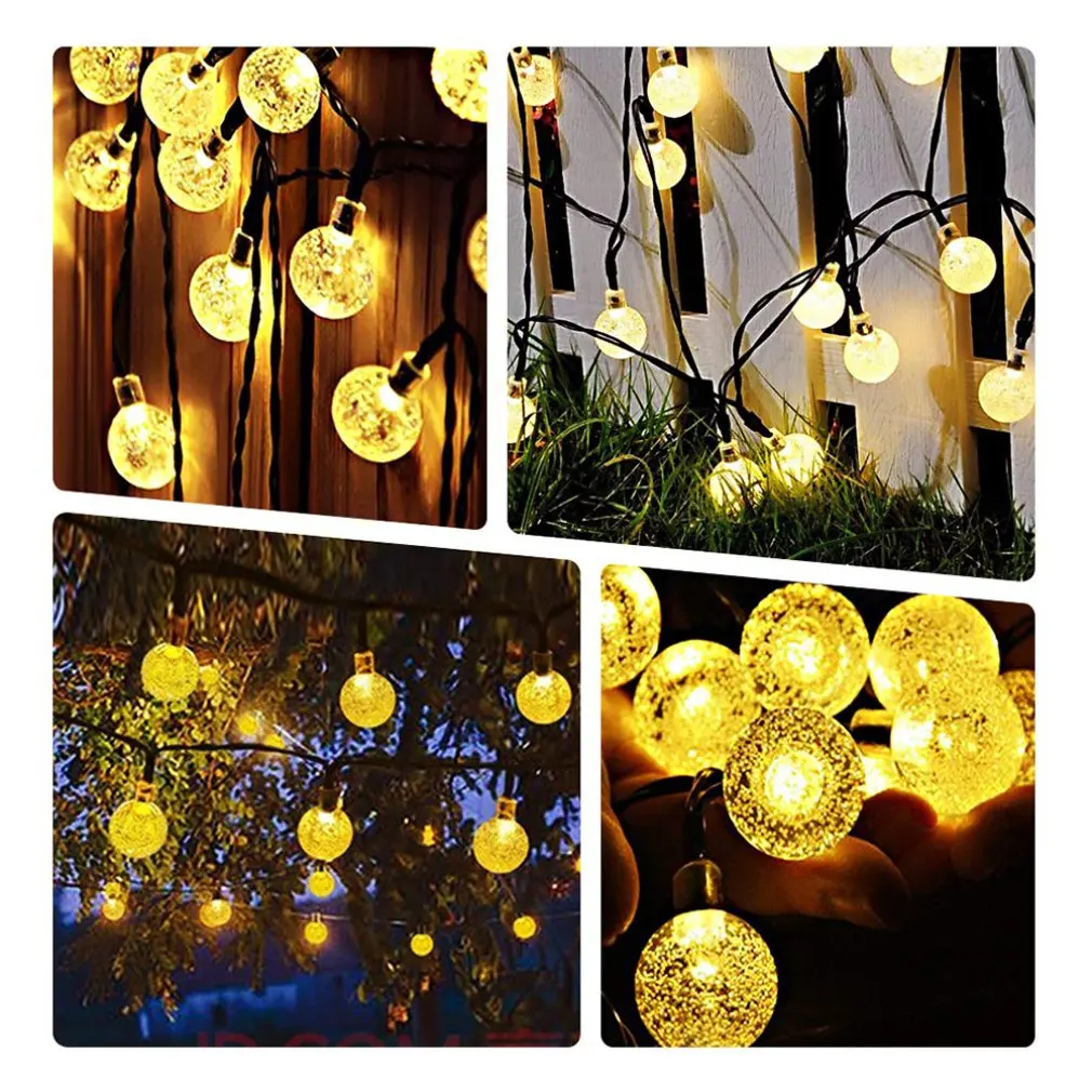 

Solar 30 Led Light String Garden Path Garden Decoration Light Outdoor Waterproof Light String 4.5 Meter 30 Light