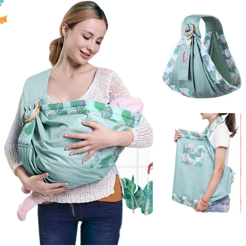 Слинги для младенцев поддерживающая повязка для новорожденных двойного назначения младенческой Уход Крышка несущей сетки ткани грудного вскармливания переноски(0-36 м