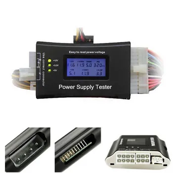

S SKYEE Digital Power Tester LCD Power Supply Tester for PC ATX/BTX/ITX 4Pin SATA HDD Computer Host Testing Tool for Computer